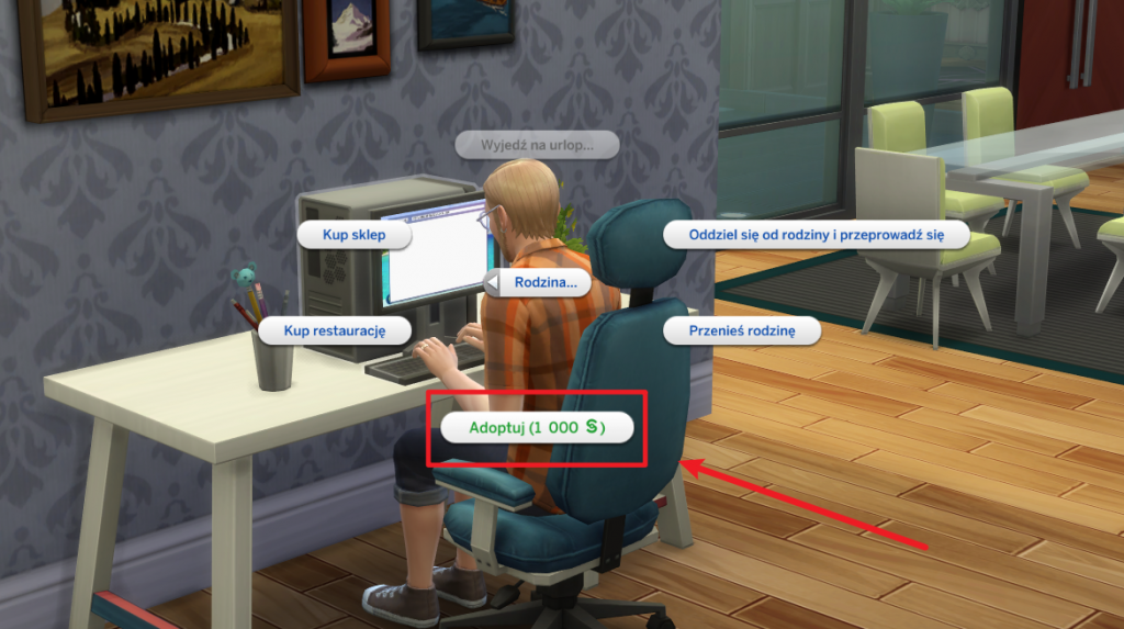 The Sims 4 adopcja dziecka