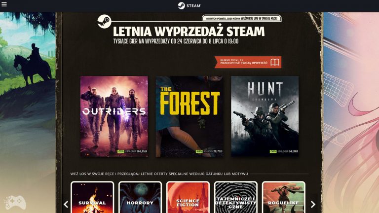Steam Summer Sale 2021 - lista gier w promocji