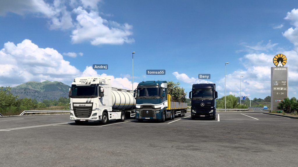 Tryb multiplayer dla Euro Truck Simulator 2