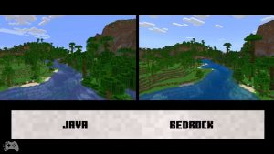 Generowanie się świata w Minecraft Java Edition i Bedrock Edition