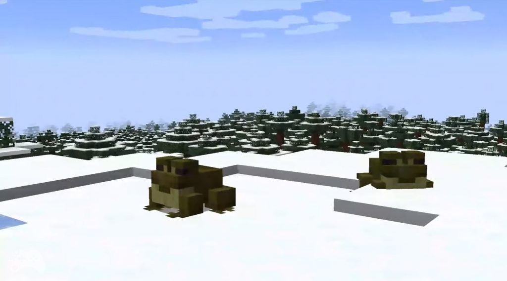 Śnieżne żaby w Minecraft 1.19