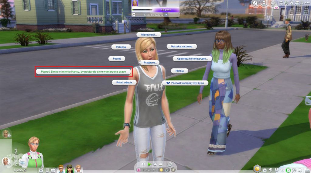 Aktualizacja The Sims 4 listopad 2021 postęp historii