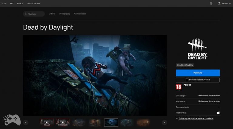 Dead by Daylight za darmo do pobrania w Epic Games Store - Portal dla ...
