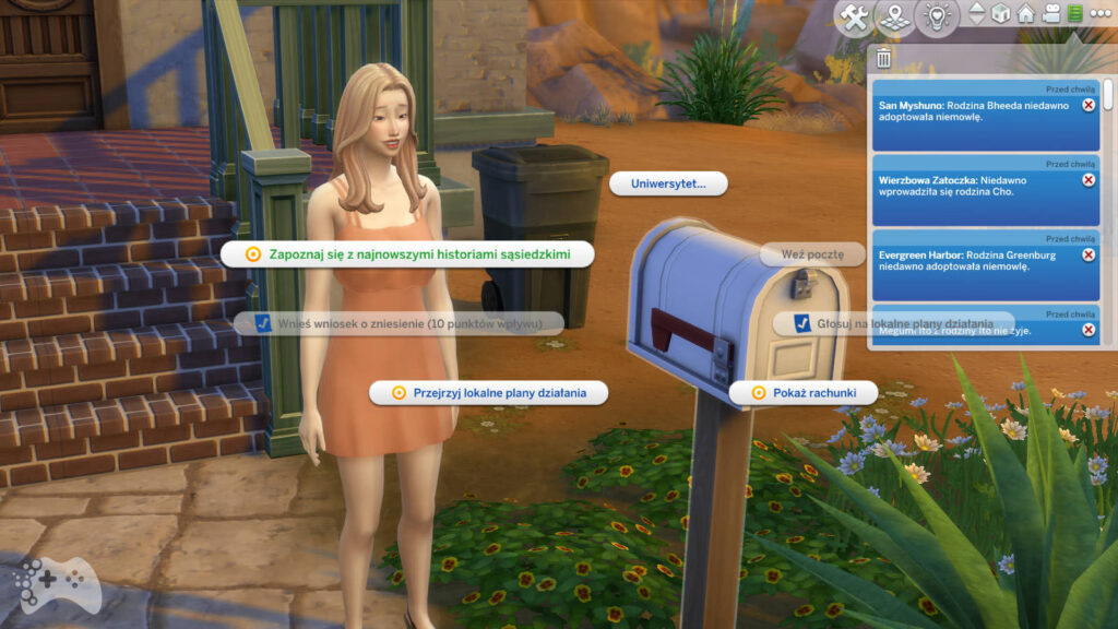 Historie sąsiedzkie aktualizacja The Sims 4 marzec 2022
