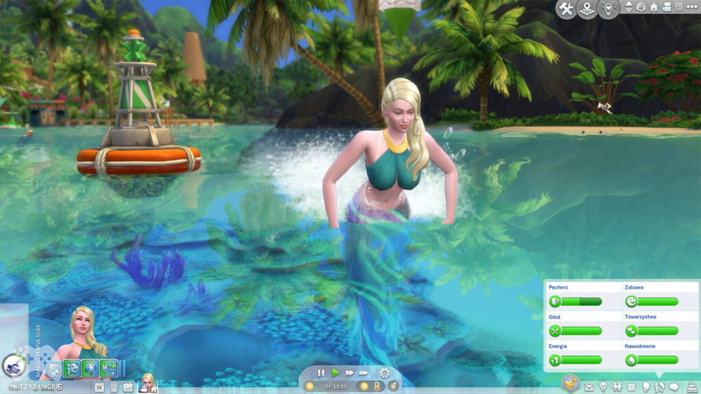 Jak stać się syreną w the Sims 4