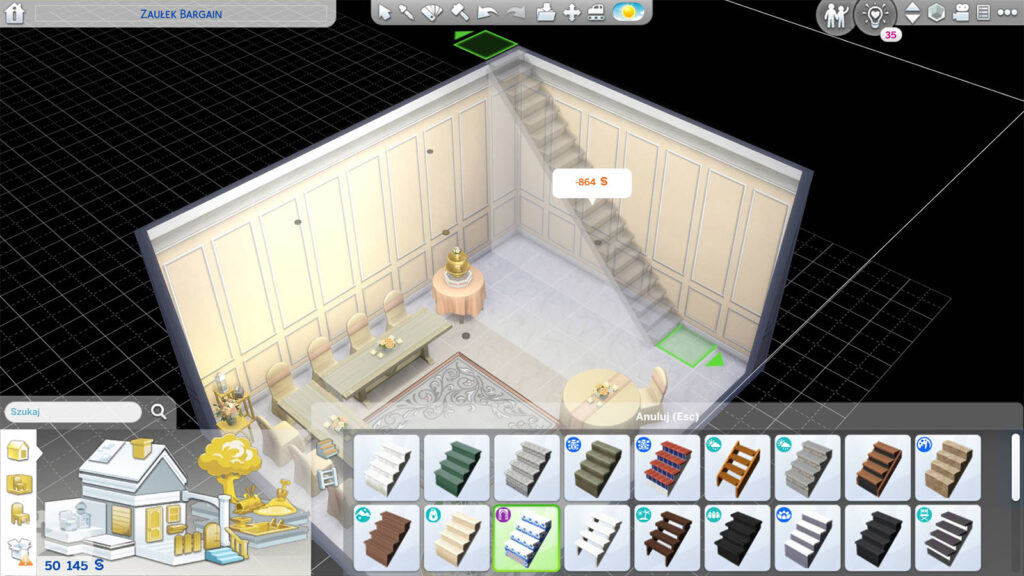 Jak zrobi膰 schody do piwnicy w The Sims 4