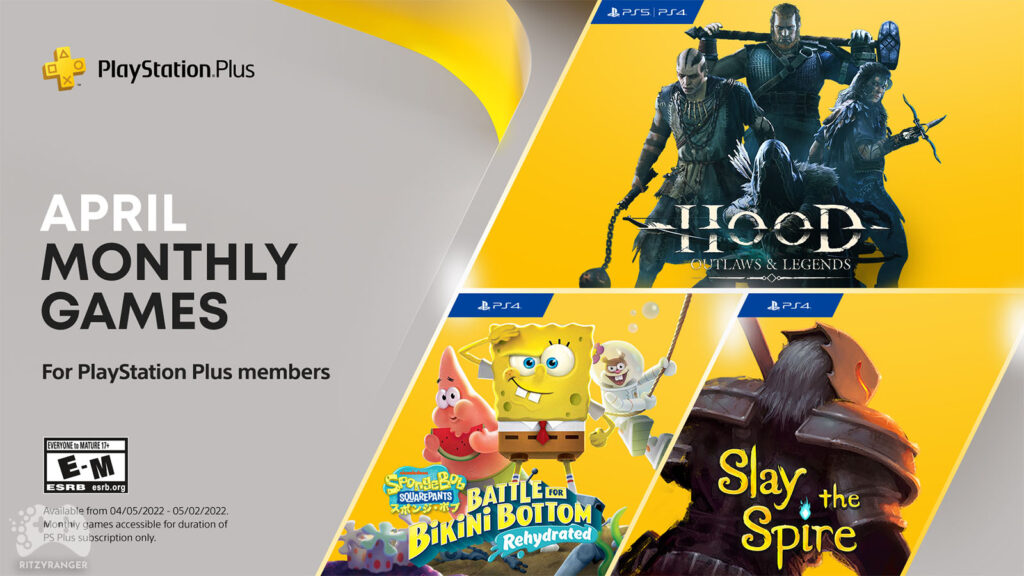 Lista gier PlayStation plus kwiecień 2022