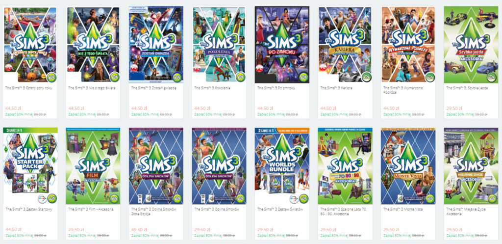 The Sims 3 promocja marzec 2022 origin