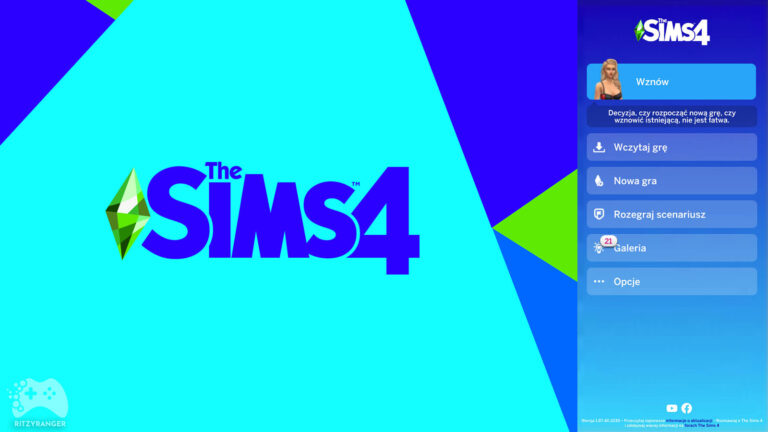 Aktualizacja The Sims 4 – kwiecień 2022 – nowy wygląd menu