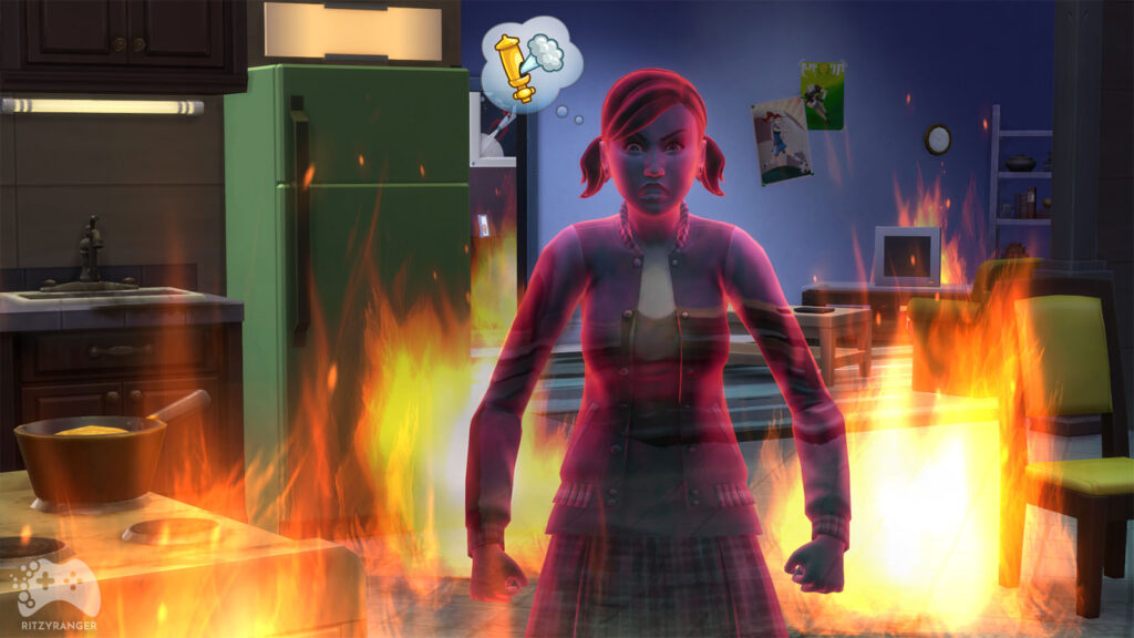 Śmierć sima w The Sims 4