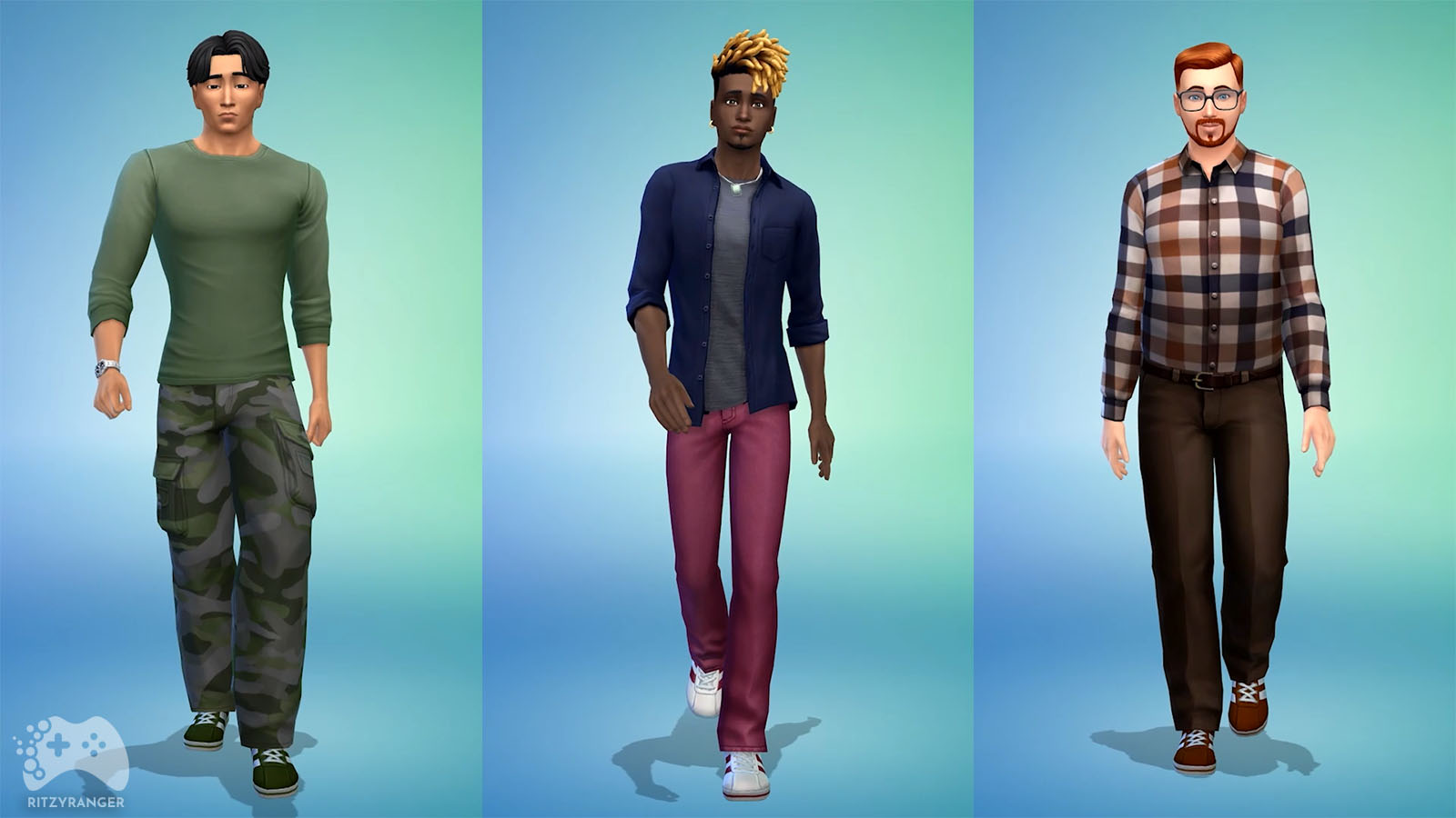 Nowe ubrania sierpniowa ekspresowa dostawa The Sims 4