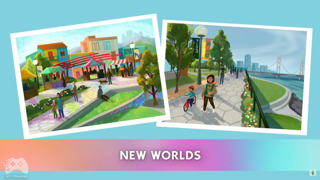 Dwa nowe światy - dodatki do The Sims 4 2023