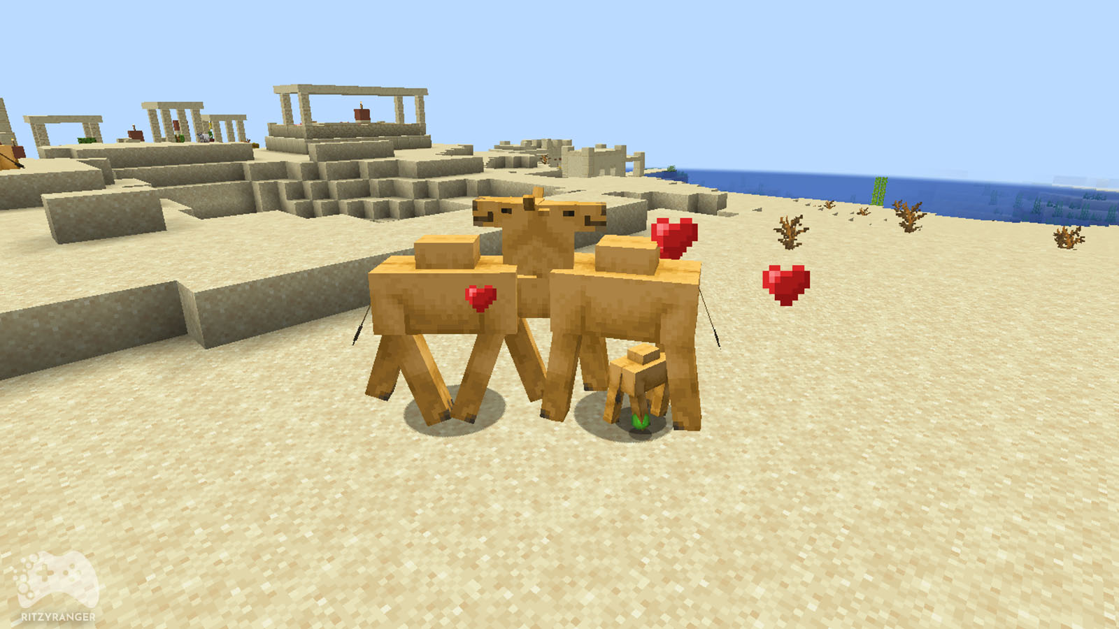 Rozmnażanie wielbłądów Minecraft 1.20 Snapshot 22w42a