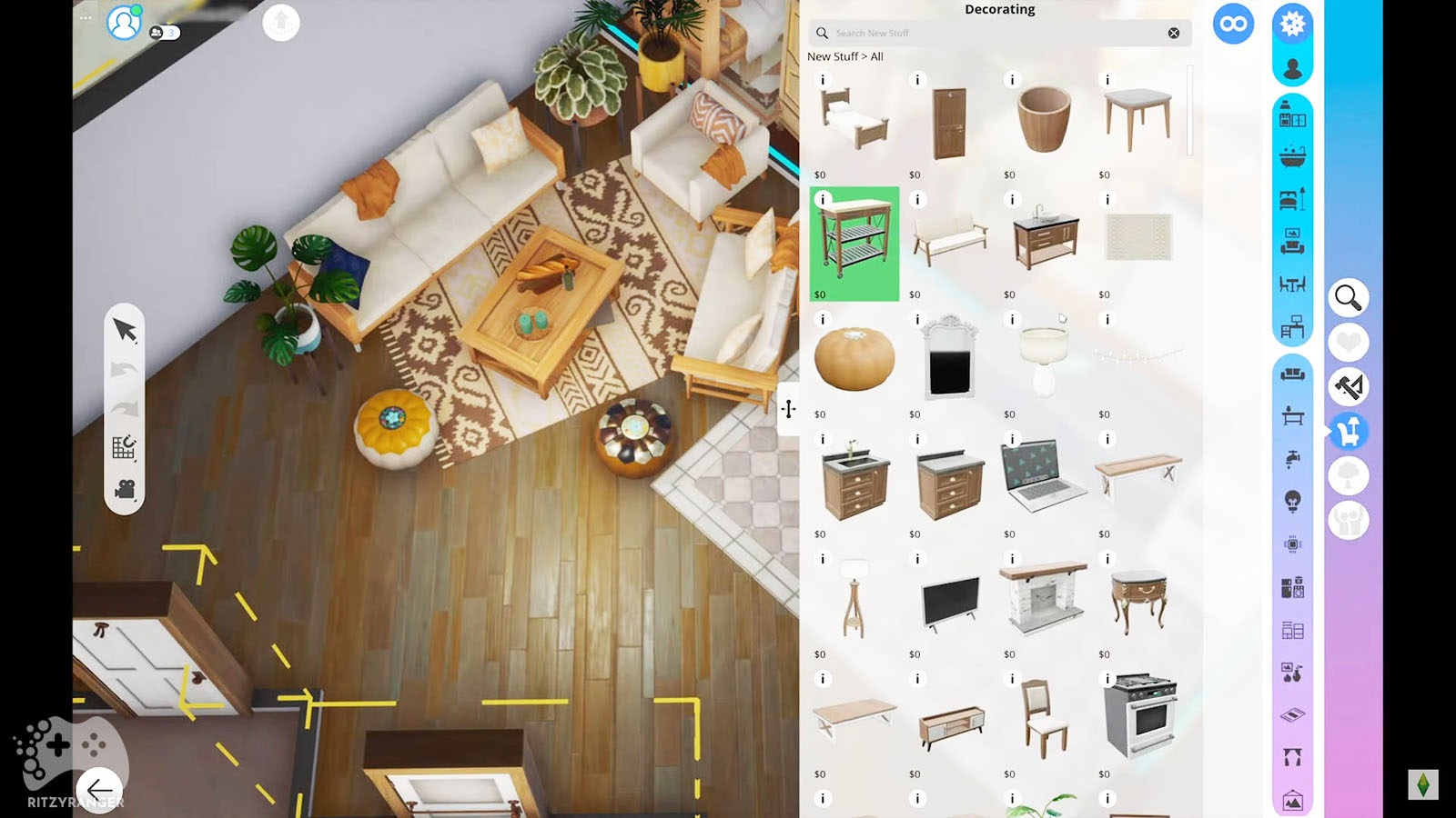 The Sims 5 zapowiedź obiekty i interface