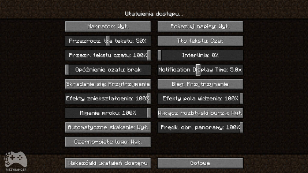 Minecraft Snapshot 23w03a zmiany w menu