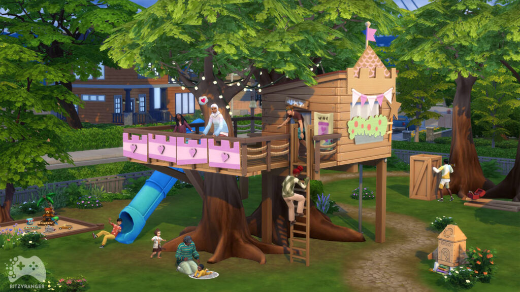 The Sims 4 Razem raźniej domek na drzewie