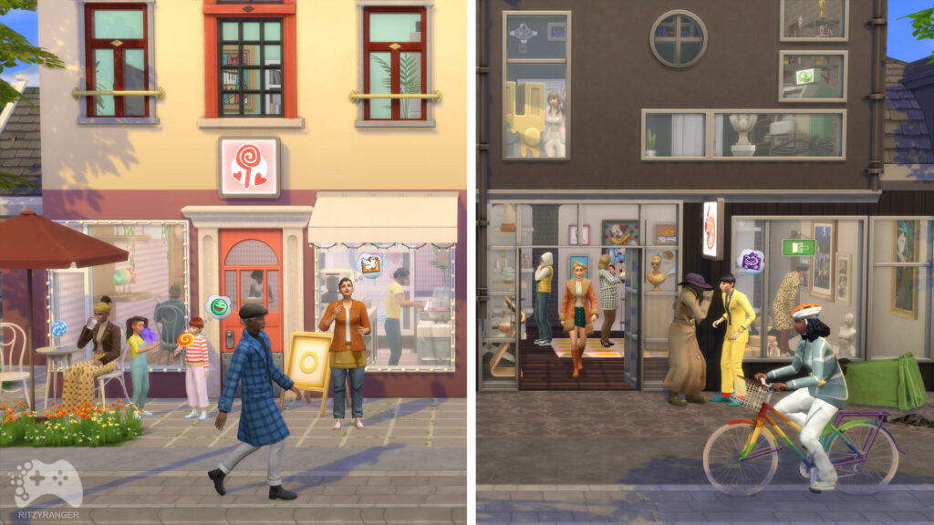 the sims 4 dochodowe hobby własny sklep