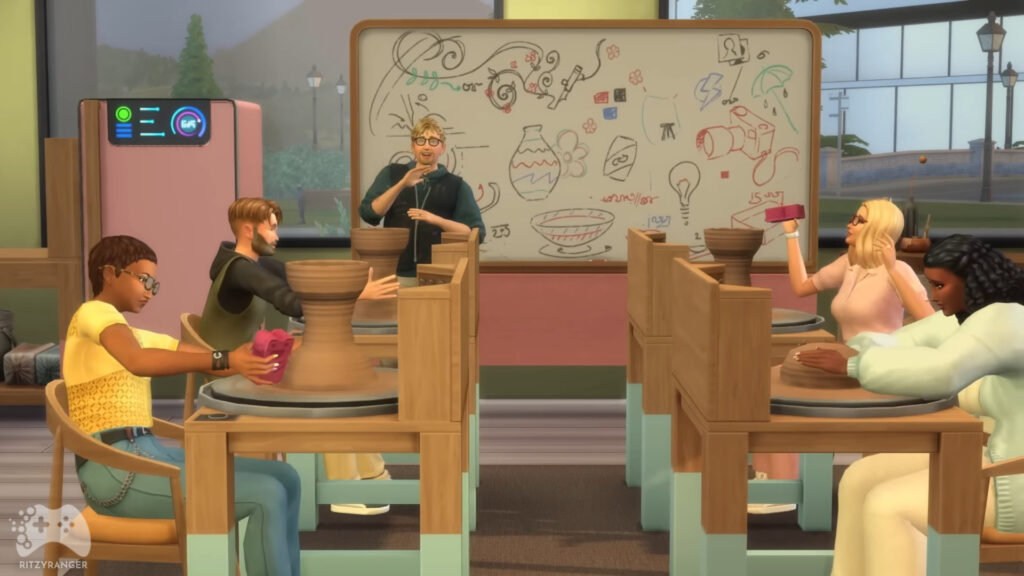 the sims 4 dochodowe hobby garncarstwo