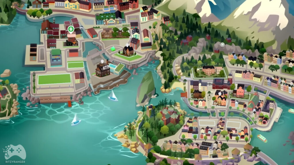 the sims 4 dochodowe hobby mapa nowego miasta