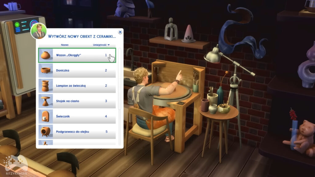 the sims 4 dochodowe hobby wytwarzanie ceramiki