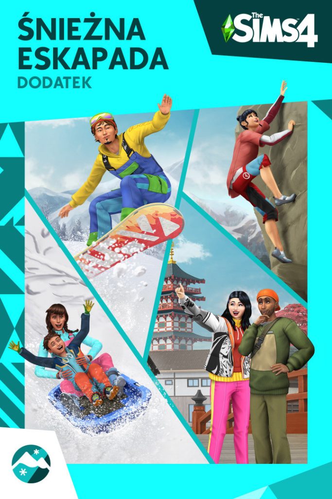 the sims 4 śnieżna eskapada okładka