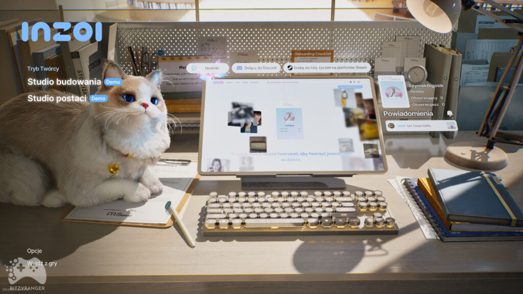 aktualizacja demo inzoi creative studio