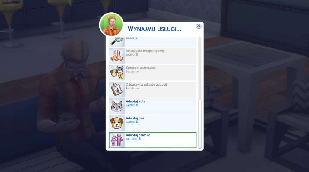 Adoptowanie dzieci w The Sims 4