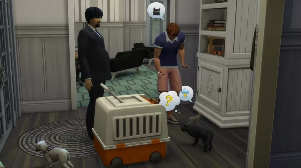 Adoptowanie kota w The Sims 4