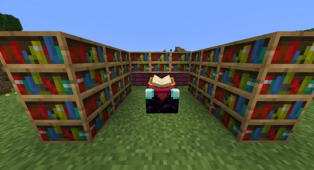 Bibliteczka Minecraft - jak poprawnie ułożyć? Jak ułożyć biblioteczkę w Minecrafcie?