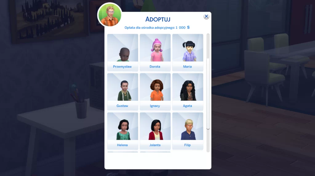 Jak zaadoptować dziecko w The Sims 4