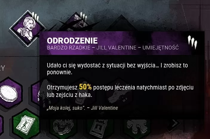 dbd umiejętność odrodzenie