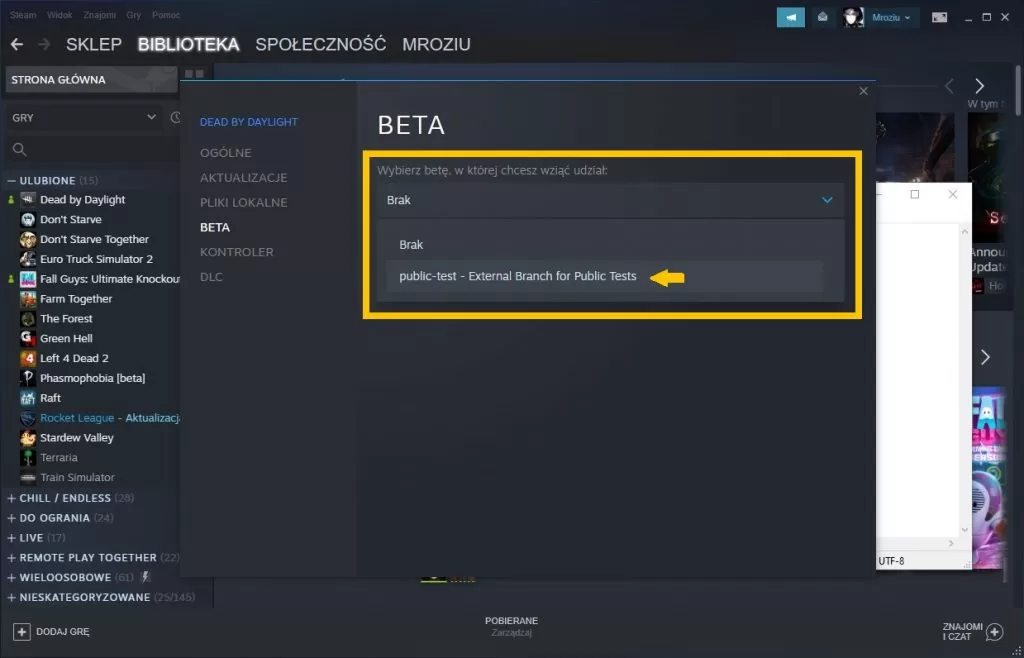 Dead by Daylight wersja beta
