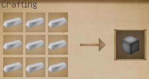 Jak zrobić blok żelaza w Minecraft?