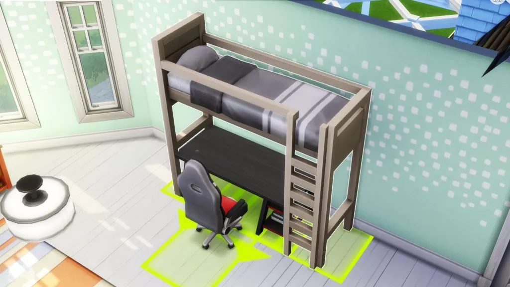 Piętrowe łóżka The Sims 4 aktualizacja maj