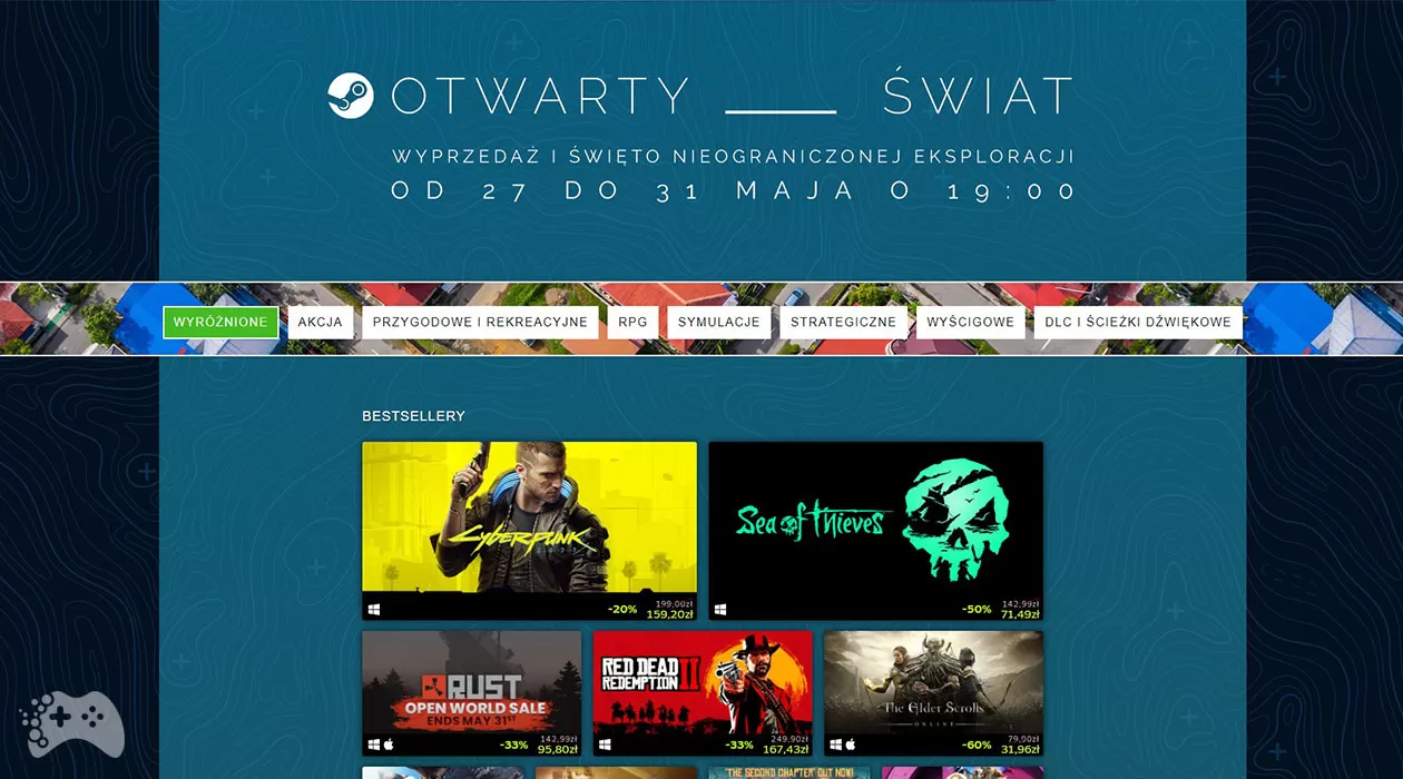 Otwarty Świat - wyprzedaż Steam