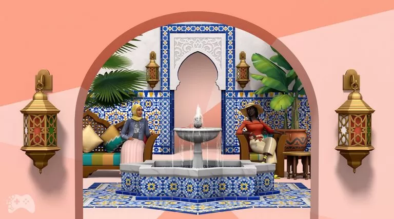 The Sims 4 oaza na patio kolekcja