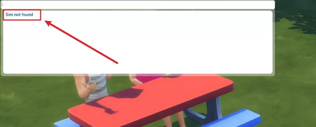 The Sims 4 sim stoi w miejscu