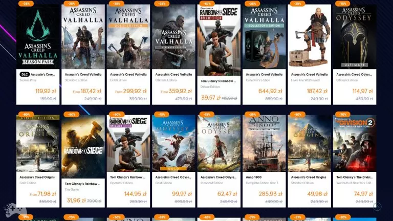 Ubisoft Legendary Sale 2021