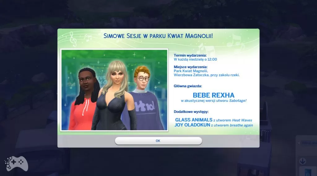 Simowe sesje - aktualizacja the sims 4 czerwiec 2021