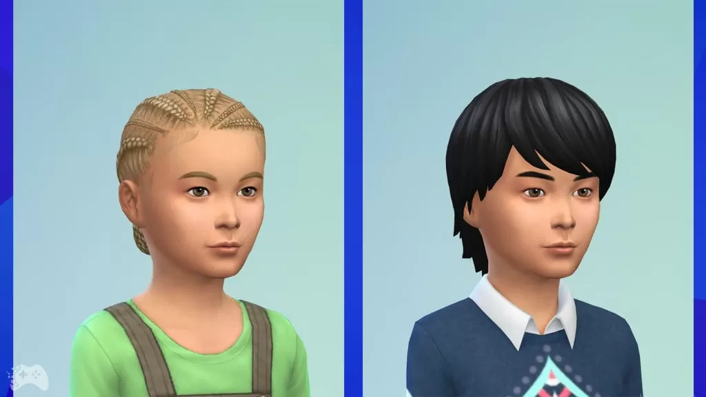 The Sims 4 Wystrój marzeń fryzury dla dzieci