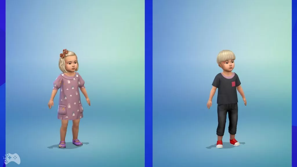 The Sims 4 Wystrój marzeń ubrania dla małych dzieci