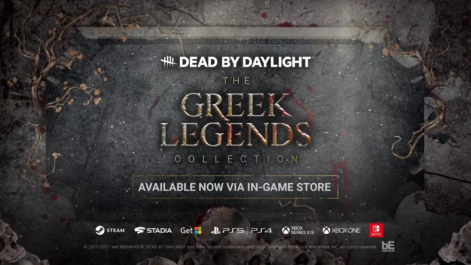 dbd kolekcja skinów Greckie Legendy
