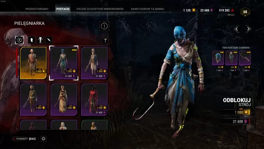 dbd grecki skin do Pielęgniarki
