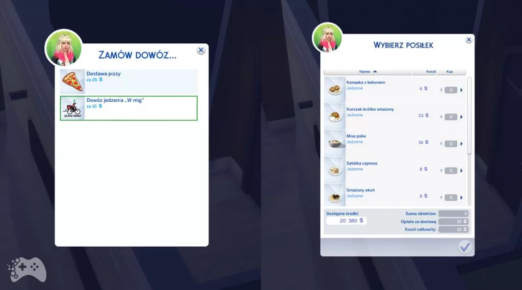 Jedzenie The Sims 4 aktualizacja lipiec 2021