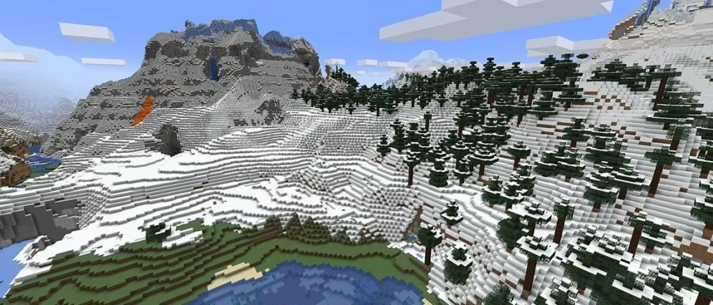 Minecraft 1.18 Beta snapshot