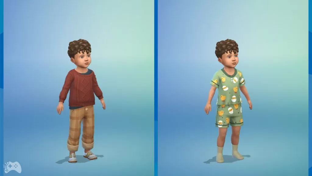 The Sims 4 Wiejska sielanka ubrania dla małych chłopców