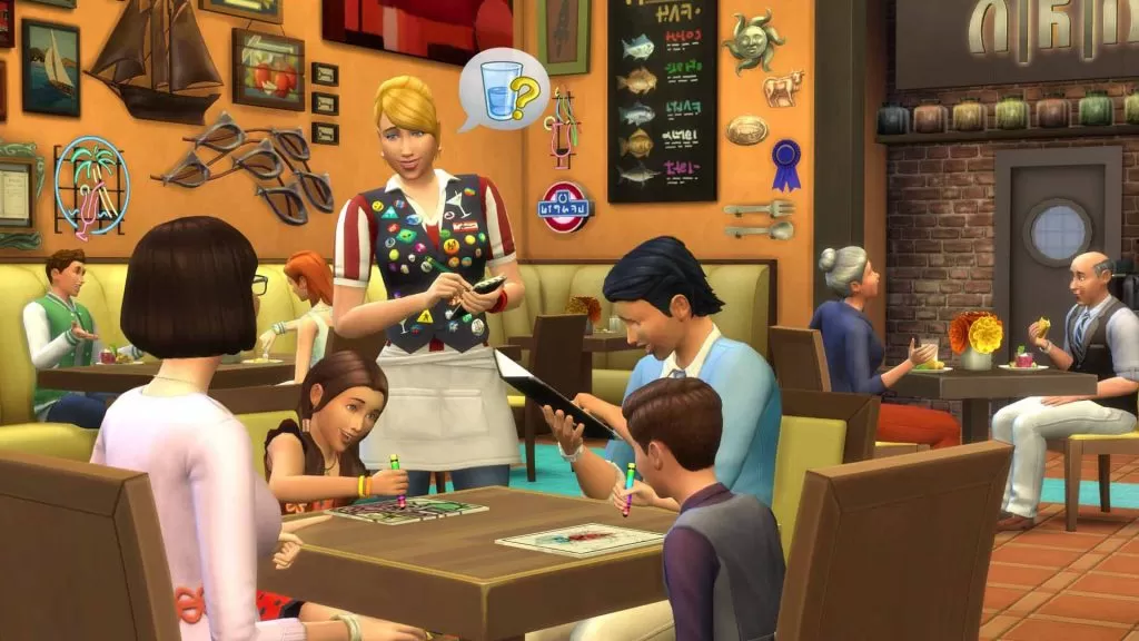 The Sims 4 restauracja kody