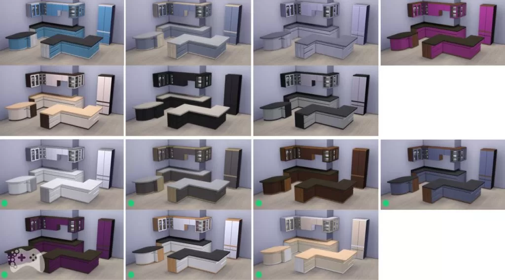 Nowe kolory mebli kuchennych The Sims 4