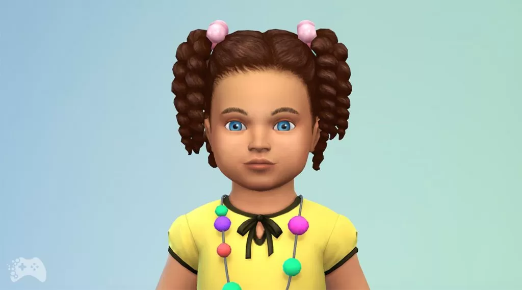 Fryzura z The Sims 4 małe dzieci aktualizacja