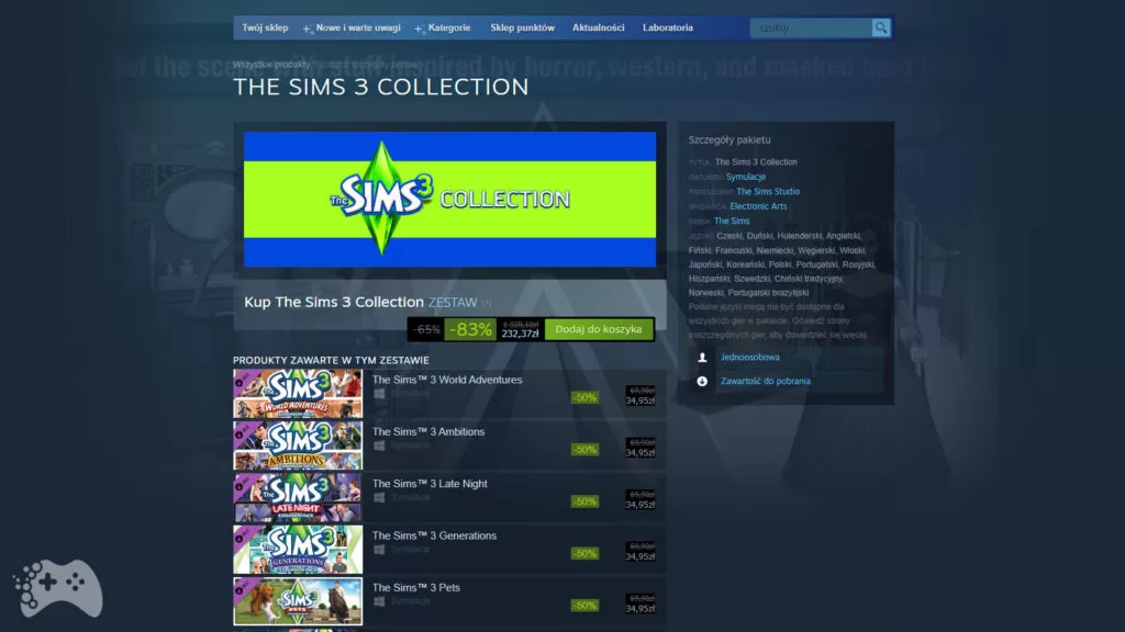 Promocja The Sims 3 Styczeń 2022